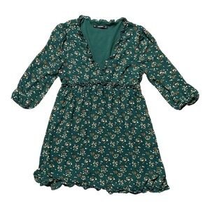 Hesperus Green Floral Women's Dress
